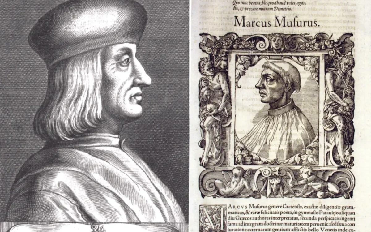 Aldus Manuzio and Markos Mousouros